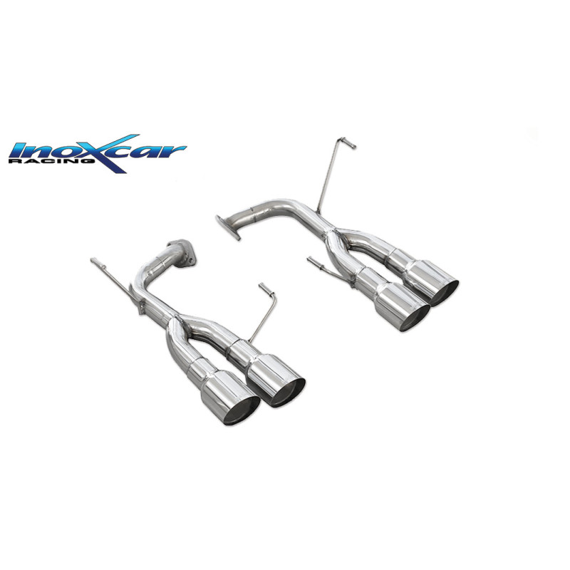 Posteriore senza silenziatore con uscita 2 x diam. 90 RACING DX+SX SUBARU IMPREZA – 2014 300CV (Co