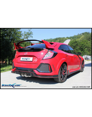 Tubo centrale silenziato – 2017 320CV Honda CIVIC (Cod. I-TCSCIVIC2.03)