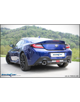 Posteriore con uscita diam. 114 RACING DX+SX TOYOTA GR 86 2.4i – 2021 GR86 (Cod. I-TOGR.01.114R)
