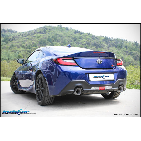 Posteriore con uscita diam. 114 RACING DX+SX TOYOTA GR 86 2.4i – 2021 GR86 (Cod. I-TOGR.01.114R)