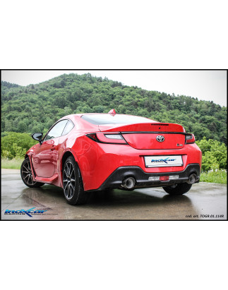 Posteriore con uscita diam. 114 RACING DX+SX TOYOTA GR 86 2.4i – 2021 GR86 (Cod. I-TOGR.01.114R)