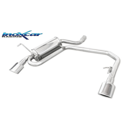 Posteriore DUPLEX con uscita singola ovale 120x80 mm PEUGEOT 406 2.0 TURBO / 2.2 16V 3.0 V6 (Cod. I-