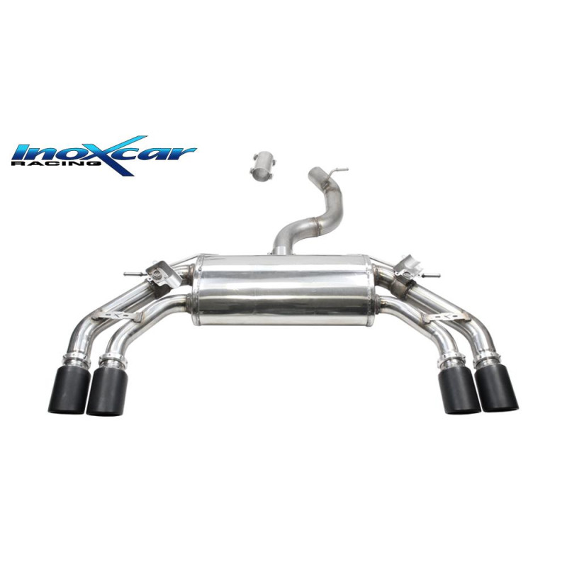 Posteriore con uscita 2 x diam. 90 X-RACE BLACK MATT DX+SX e Valvolarie – 2020 Cupra FORMENTOR (Co