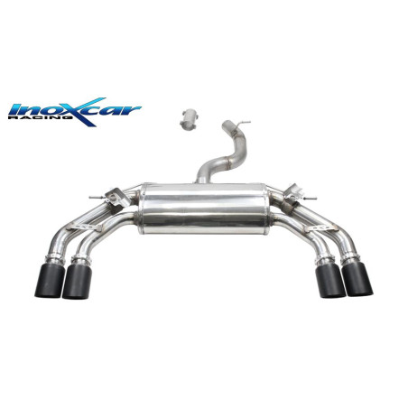 Posteriore con uscita 2 x diam. 90 X-RACE BLACK MATT DX+SX e Valvolarie – 2020 Cupra FORMENTOR (Co