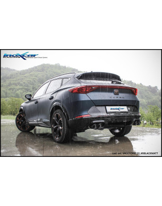 Posteriore con uscita 2 x diam. 90 X-RACE BLACK MATT DX+SX e Valvolarie – 2020 Cupra FORMENTOR (Co