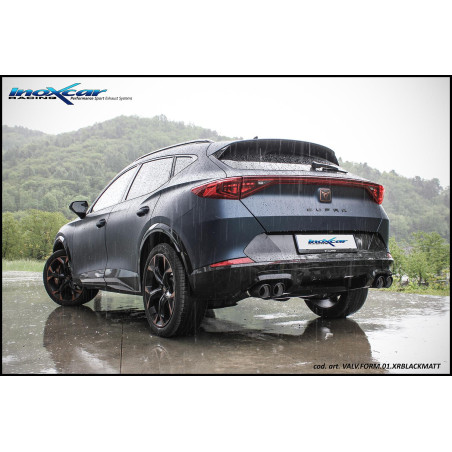 Posteriore con uscita 2 x diam. 90 X-RACE BLACK MATT DX+SX e Valvolarie – 2020 Cupra FORMENTOR (Co