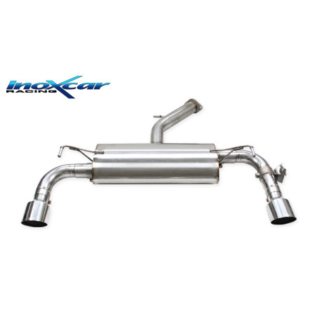 Terminale silenziato con uscita diam. 100 RACING DX+SX e Valvola motorino oem HY – 2019 Hyundai i3
