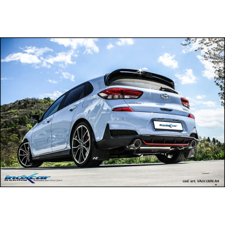 Terminale silenziato con uscita diam. 100 RACING DX+SX e Valvola motorino oem HY – 2019 Hyundai i3