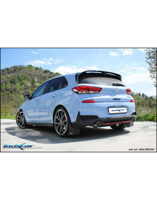 Terminale silenziato con uscita diam. 100 RACING DX+SX e Valvola motorino oem HY – 2019 Hyundai i3