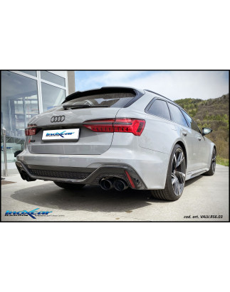 Posteriore con uscita 2 x diam. 100 BLACK CERAMIC DX+SX e Valvoletrici di serie- d – 2020 600CV Au