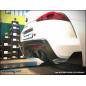 Terminale silenziato con uscita diam. 114 RACING BLACK CERAMIC DX+SX e Valvola montaggio motorino el