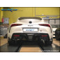 Terminale silenziato con uscita diam. 114 RACING BLACK CERAMIC DX+SX e Valvola montaggio motorino el