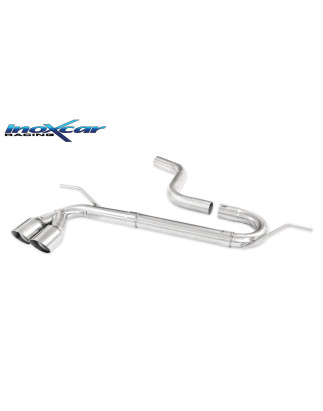 Posteriore senza silenziatore con uscita 2 x diam. 80 RACING VOLKSWAGEN GOLF 7 1.4 TSI – 2012-2014