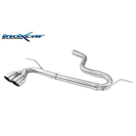 Posteriore senza silenziatore con uscita 2 x diam. 80 RACING VOLKSWAGEN GOLF 7 1.4 TSI – 2012-2014