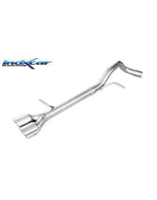 Posteriore solo tubo con uscita 2 x diam. 80 RACING VOLKSWAGEN POLO – 2010 180CV (type 6R) (Cod. I