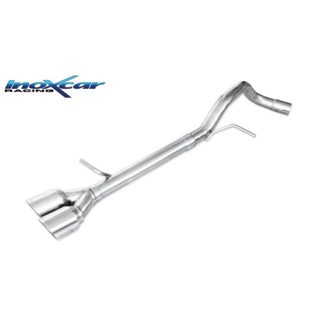 Posteriore solo tubo con uscita 2 x diam. 80 RACING VOLKSWAGEN POLO – 2010 180CV (type 6R) (Cod. I