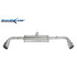 Posteriore con uscita diam. 100 X-RACE DX+SX ALFA ROMEO 4C 1750 TBI – 241CV (Cod. I-AL4C.03.10RA)