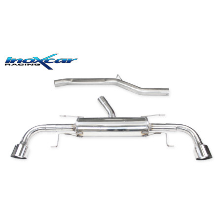 Posteriore silenziato con uscita diam. 114 RACING dx+sx ALFA ROMEO STELVIO 2.0 TURBO Q4 – 2017 200