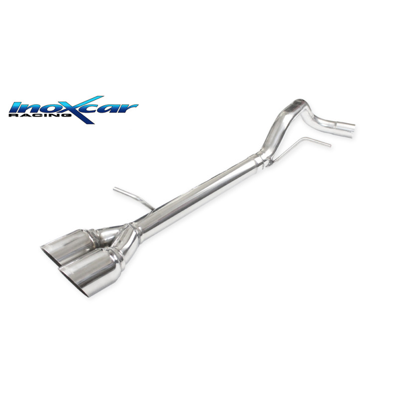 Posteriore senza silenziatore con uscita 2x80 RACING AUDI A1 – 2011 185CV S1 (type 8X) (Cod. I-AUA