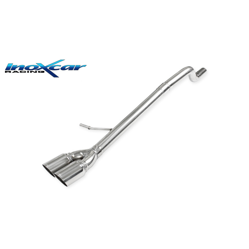 Posteriore senza silenziatore con uscita 2 x diam. 70 RACINGMontaggio esclusivo su paraurti original