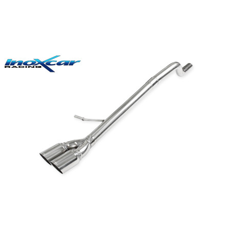 Posteriore senza silenziatore con uscita 2 x diam. 70 RACINGMontaggio esclusivo su paraurti original