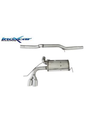 Tubo centrale diretto e Terminale con uscita 2x diam. 76 RACING – 70 AUDI A3 1999-2003 210CV S3 (t