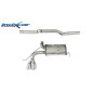 Tubo centrale diretto e Terminale con uscita 2x diam. 76 RACING – 70 AUDI A3 1999-2003 210CV S3 (t