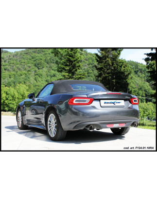 Posteriore con uscita diam. 102 RACING DX+SX FIAT 124 SPIDER 1.4 TURBO – 2016 140CV (Cod. I-F124.0