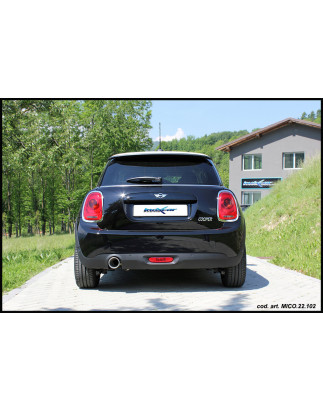 Posteriore con uscita singola diam. 102 MINI COOPER 1.5 – 2014-2018 136CV (F56) (Cod. I-MICO.22.10