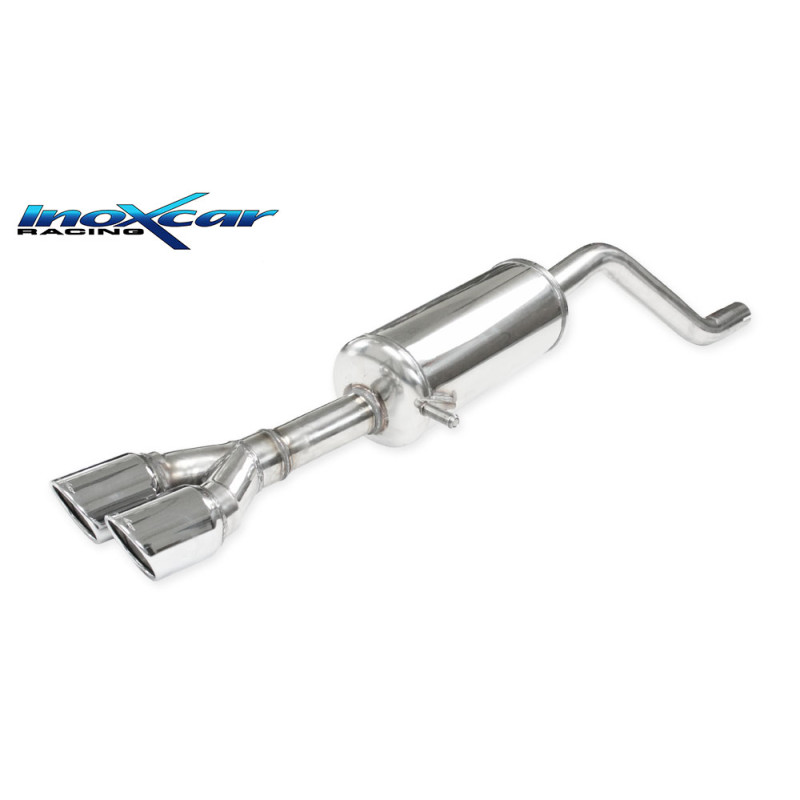 Posteriore con uscita 2 x diam. 80 X-RACE OPEL CORSA F 1.2I T GS-LINE – 2020 131CV (Cod. I-OPCO.25