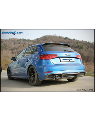 Posteriore con uscita diam. 100 X-RACE AUDI A3 – 2016-2018 116CV S3 RS3 (type 8V) SB (Cod. I-OVAU.