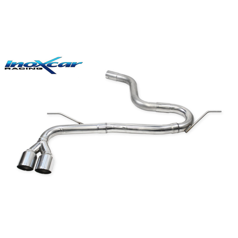 Posteriore senza silenziatore con uscita 2 x diam. 80 RACING AUDI A3 – 2017 S3 RS3 (type 8V) SB (C