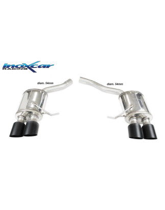 Posteriore silenziato con uscita 2 x diam. 100 Black Ceramic DX+SX PORSCHE MACAN S 3.0 TDI V6 – 20