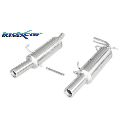 Posteriore CENTRALE con uscita 2 x diam. 80 RENAULT CLIO RS PHASE3 2.0 – 2004-2005 182CV (Cod. I-R