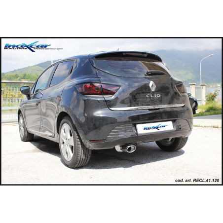 Posteriore con uscita 2 x diam. 80 X-RACE RENAULT CLIO 4 900 – 2018 75CV (Cod. I-RECL.41.XR80)