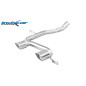 Posteriore senza silenziatore con uscita centrale 2 x diam. 80 RACING RENAULT MEGANE II 2.0 16V RS T