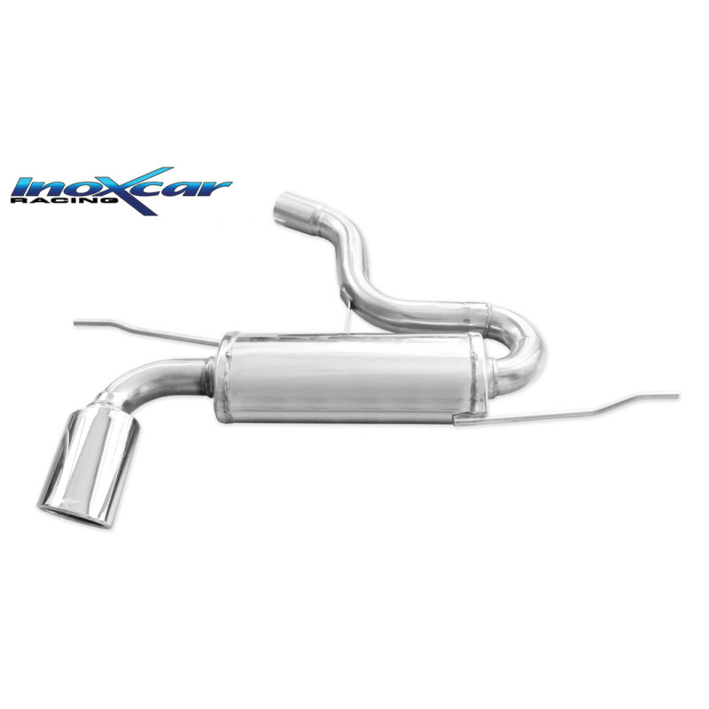 Posteriore con uscita singola ovale 120x80 OBLIQUO SEAT LEON – 2006 240CV (type 1P) (Cod. I-SELE.1