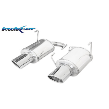 Posteriore con uscita ovale 150x105 mm OBLIQUO DX+SX SUBARU IMPREZA 4WD 2.5T WRX STI 10MY – 2010 3