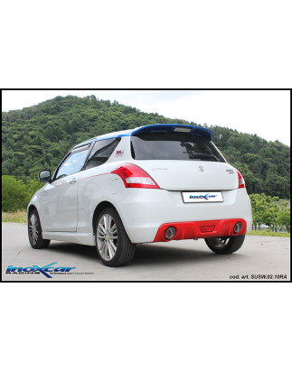 Posteriore con uscita diam. 102 RACING DX+SX SUZUKI SWIFT 1.6 VVT SPORT – 2012 136CV (Cod. I-SUSW.