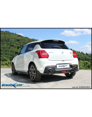 Posteriore senza silenziatore con uscita diam. 102 DX+SX SUZUKI SWIFT SPORT HYBRID 1.4 – 2020 129C