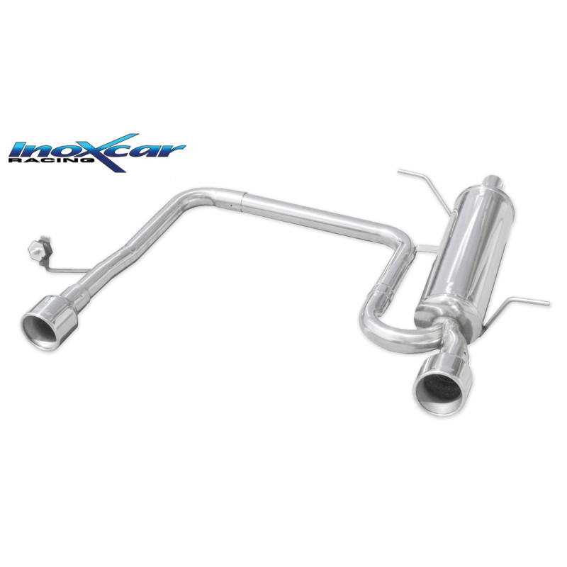 Posteriore DUPLEX con uscita singola diam.102 FORD FIESTA 1.6 16V – 2009 120CV MK6 (Cod. I-TWFO.01