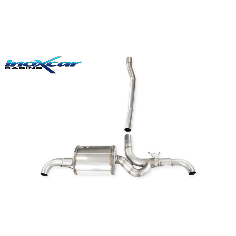 Posteriore silenziato dx+sx e Valvola con montaggio motorino elettrico di serie – 2018 224CV Merce