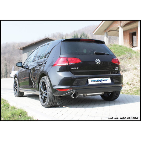 Posteriore con uscita diam. 100 RACING BLACK CERAMIC VOLKSWAGEN GOLF 7 1.6 TDI – 105CV (Cod. I-WGO