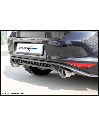Posteriore con uscita diam. 100 RACING BLACK CERAMIC VOLKSWAGEN GOLF 7 1.6 TDI – 105CV (Cod. I-WGO