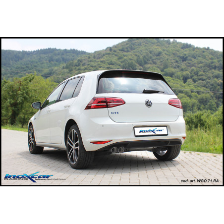 Posteriore con uscita 2 x diam. 80 RACING VOLKSWAGEN GOLF 7 GTE 1.4 TSI HYBRID – 2013 150CV (Cod.