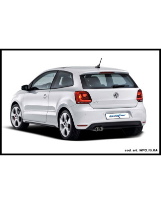 Posteriore con uscita singola ovale 120x80 OBLIQUO VOLKSWAGEN POLO – 2010 180CV (type 6R) (Cod. I-