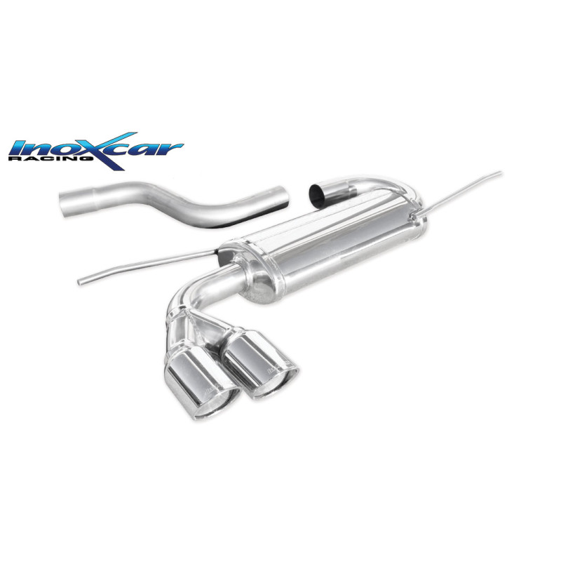 Posteriore con uscita 2 x diam. 80 X-RACE VOLKSWAGEN SCIROCCO 2.0 TDI – 2008 140CV (Cod. I-WSCI.05