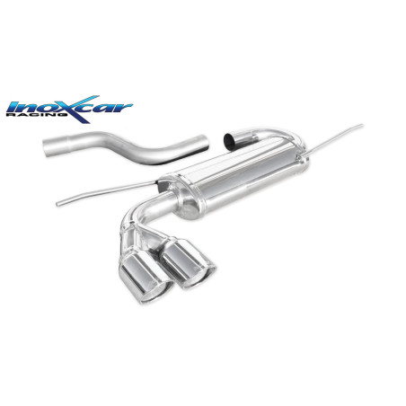 Posteriore con uscita 2 x diam. 80 X-RACE VOLKSWAGEN SCIROCCO 2.0 TDI – 2008 170CV (Cod. I-WSCI.06