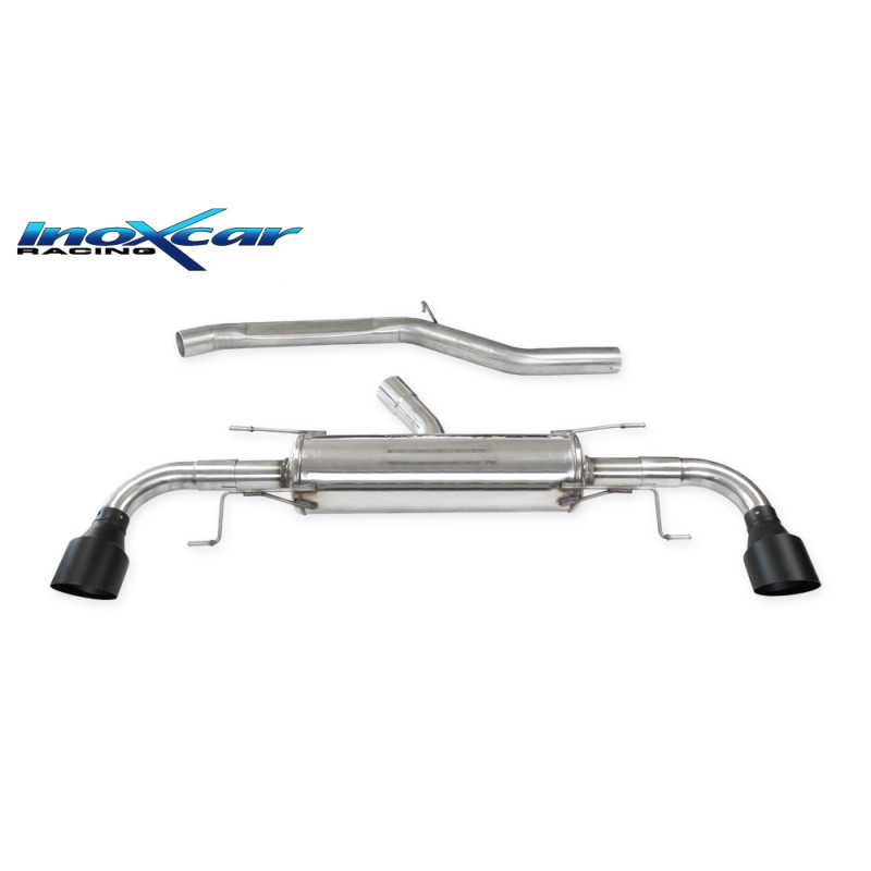 Posteriore silenziato con uscita diam. 114 Black Ceramic DX+SX ALFA ROMEO STELVIO 2.0 TURBO Q4 – 2
