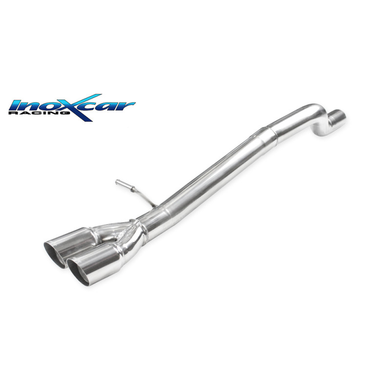 Posteriore senza silenziatore con uscita 2 x diam. 70 RACING AUDI A1 GB 40TFSI 2.0T – 2018 200CV (